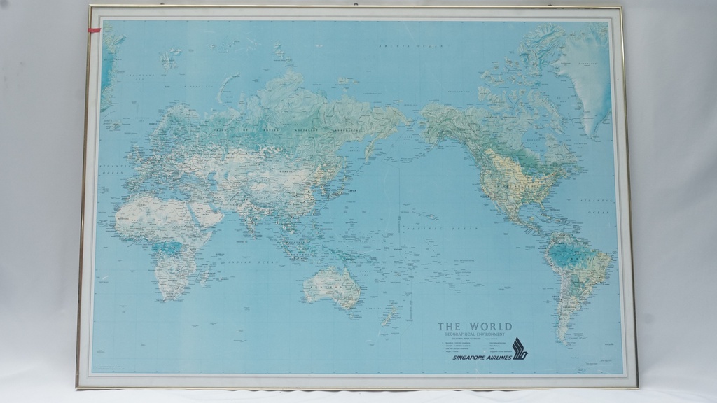 World Map Frame